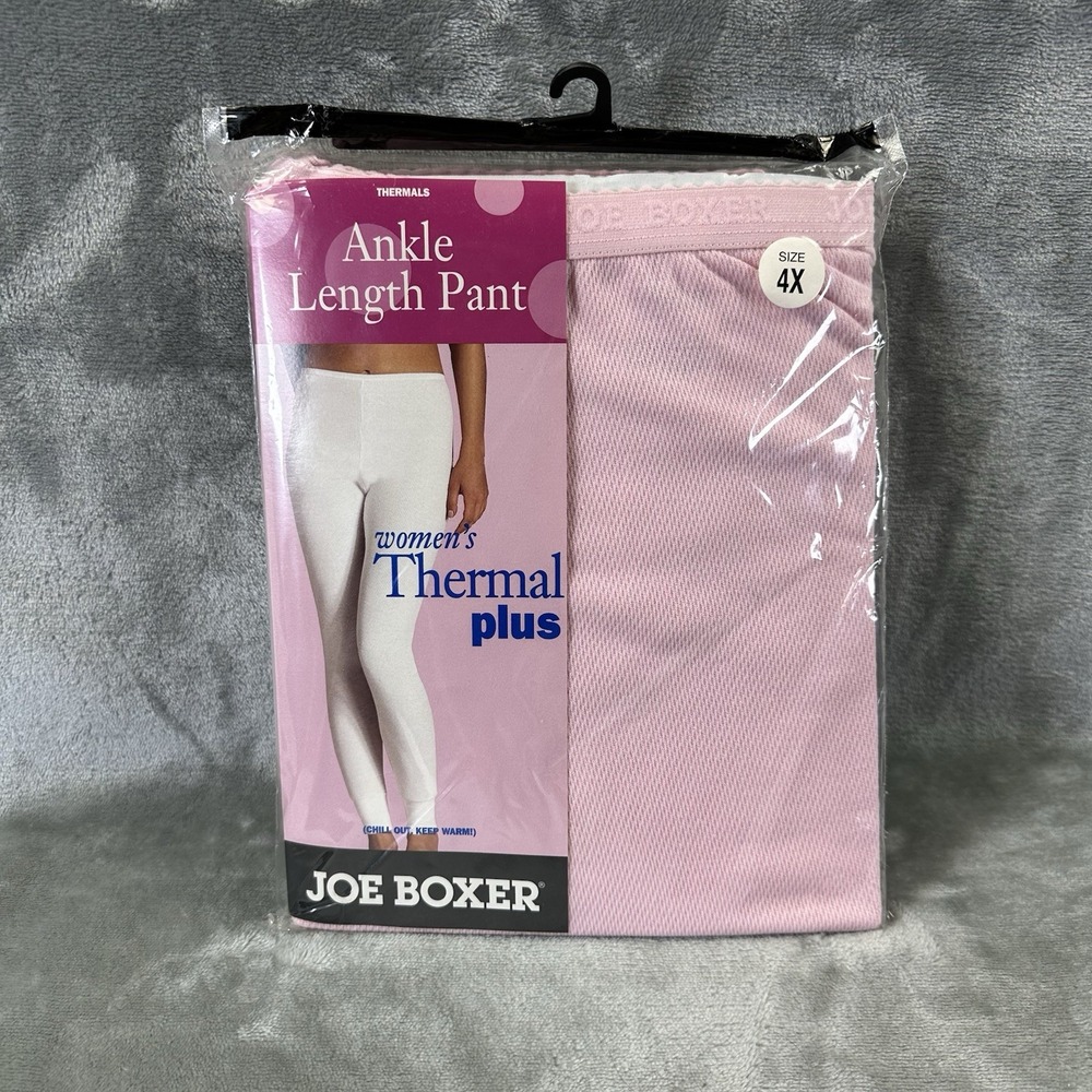 Joe Boxer Thermal Pants Women's 4X Pink Long Johns Long Underwear NEW